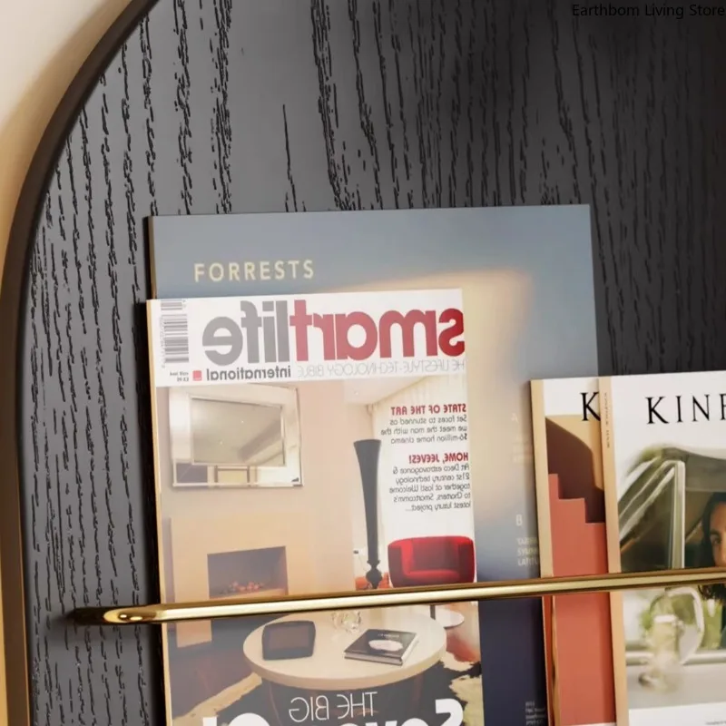 Bookshelf Medieval Magazine Racks Arched Design Magazine Racks Placed Against Advanced Office Furniture Das Magazin ZY40ZZJ