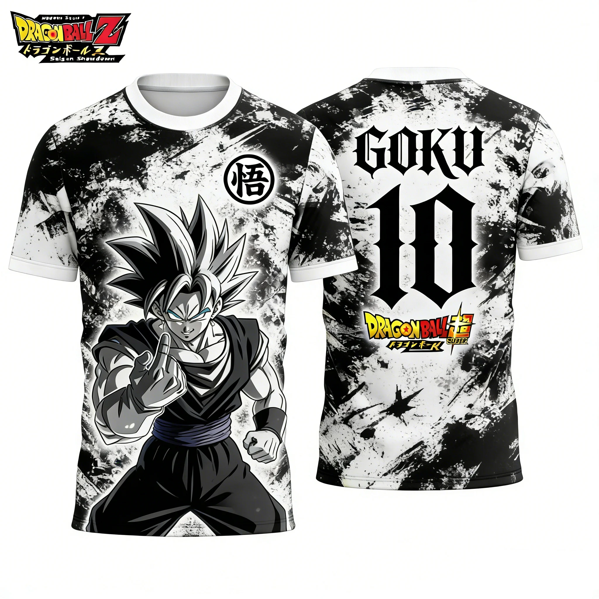 2026 Sommer Dragon Ball Retro Fitness T-Shirt Herren Oversize 3D-Druck Kurzarm Familien-Unisex Kinder-Sportshirt