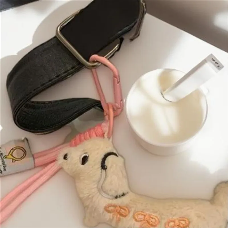 

1pcs Cartoon Animal Dog Dachshund Plush Keychain Puppy Stuffed Keyring Cute Key Holder Pendant Bag Hanging Decor Gift