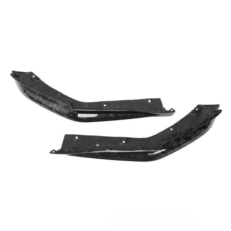 

OEM Style Dry Forged Carbon Fiber Replacement Sticky Rear Back Splitter 2 PCS for BMW M3 G80 4-Door 2021+ G80 M3 Rear Splitter