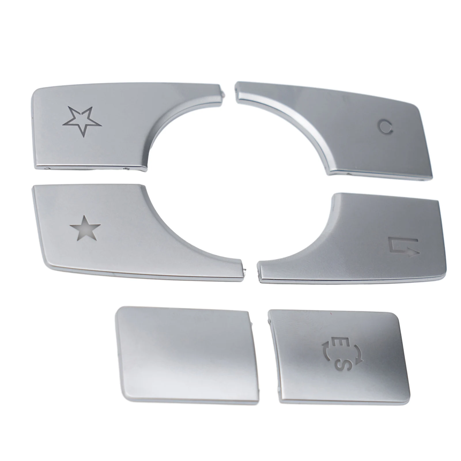 6pcs ConsolFor E MultimFor Edia Button CovFor Er for MFor ErcFor EdFor Es-BFor for enz For E-Class W212 2010 through 2015