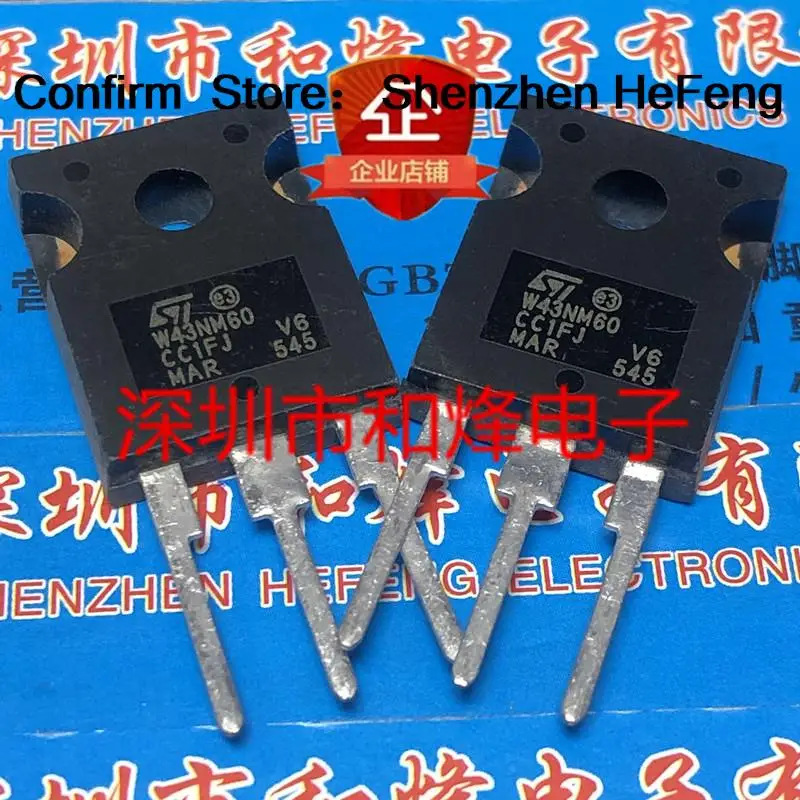 5PCS-10PCS W43NM60 STW43NM60  TO-247 650V 35A   NEW AND ORIGINAL Fast Shipping Quality