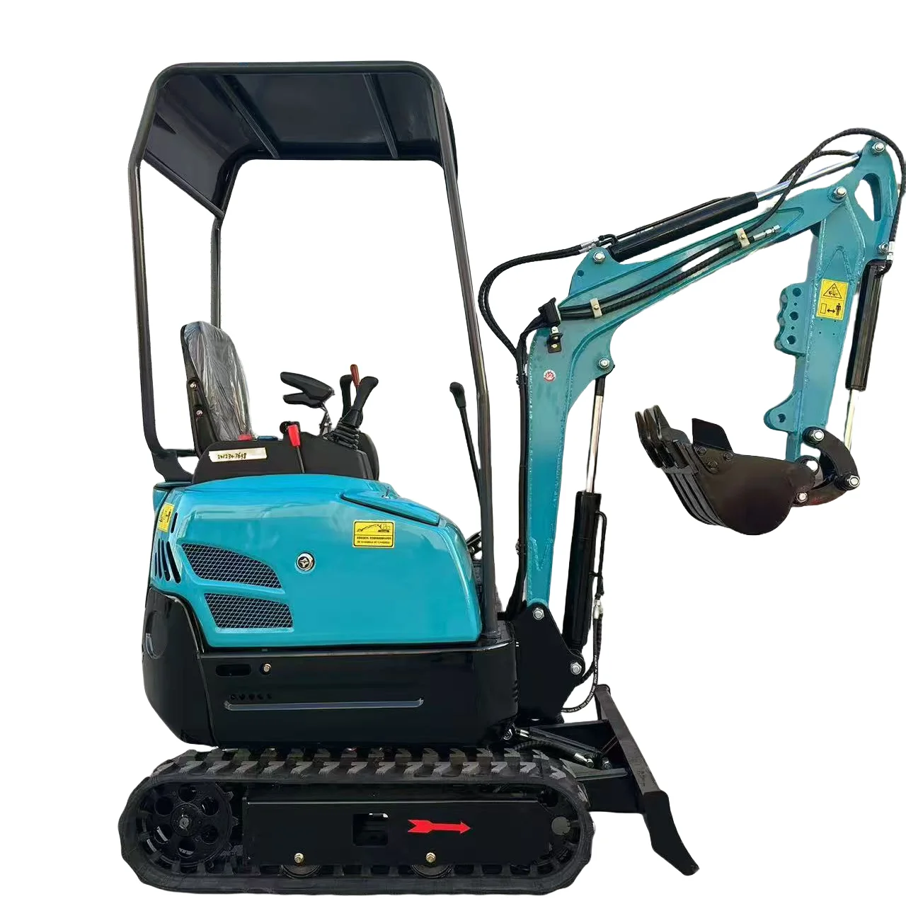 

China Mini Excavator 1.5 ton 1.6 ton Hydraulic Excavator Mini bagger Free Shipping Micro Digger Factory Kubota Small excavator