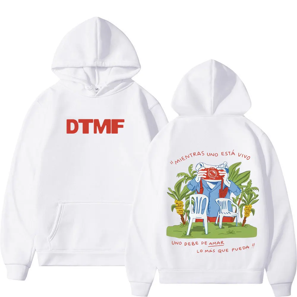 Rapper Bad Bunny Tour 2026 Print Hoodie Men Women Hip Hop Oversized Sweatshirt Autumn Winter Casual Aesthetic Trendy Pullover