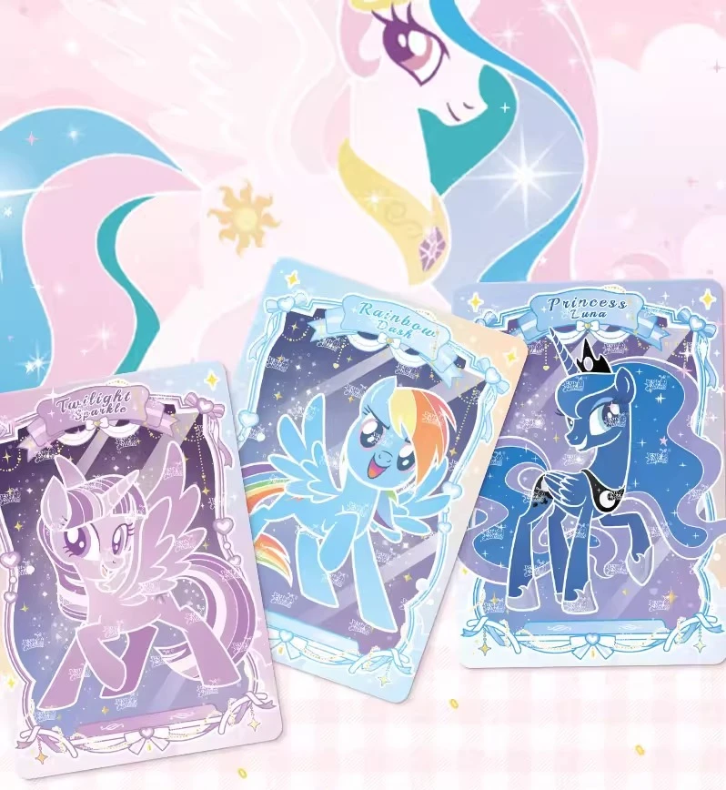 In Stock Card Tour My Little Pony Sweet Dream Friendship Sticker Cute Pack Card Official Genuine Peripheral Card Collection Gift