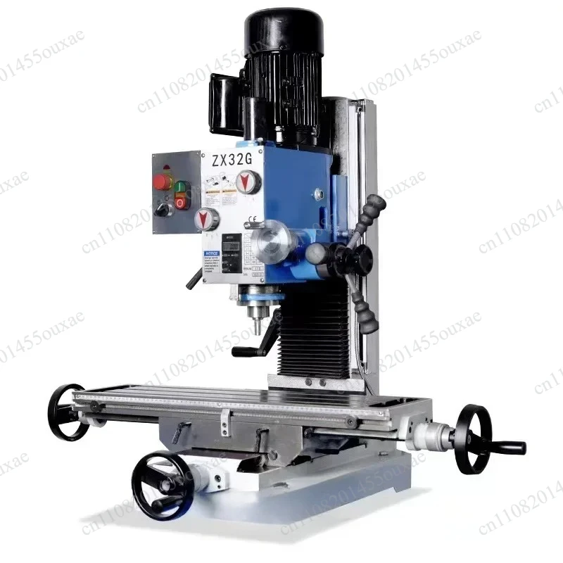 ZX32G Bench Column Drilling Machine 750W Variable Speed Vertical Milling Drilling Machine for Workshop Processing