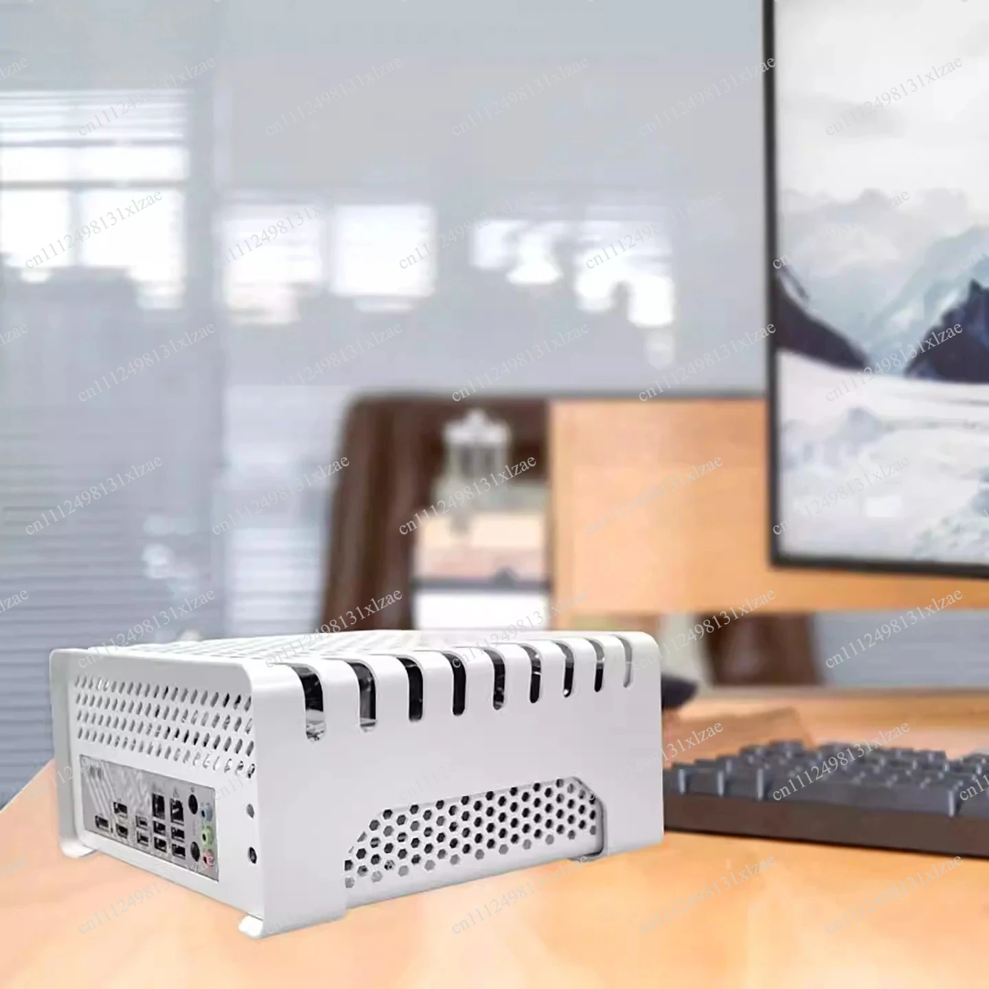 Q3 Mini ITX Desktop Chassis - Creative Shell Small Horizontal Case for Living Room Computer Build
