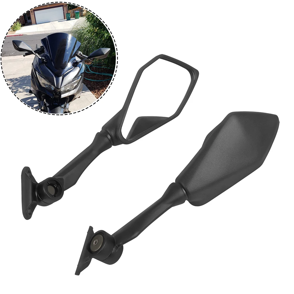 

Ninja 300 Mirrors Motorcycle Rear View Mirror Compatible with Ninja 250 ZX 6R 636 300R EX300 ABS 2011-2018 Ninja 400 2018-2022