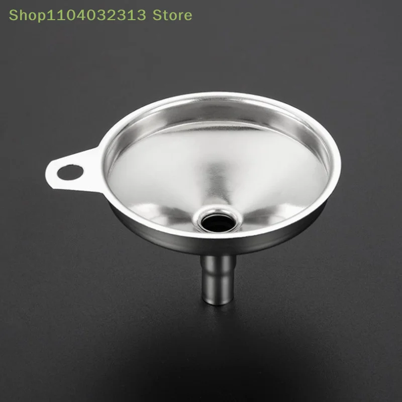 petite1pc Funnel Stainless Steel Filling Hip Flask Beer Liquid Oil Tools Small Mouth Stainless steel small funnelaccessories