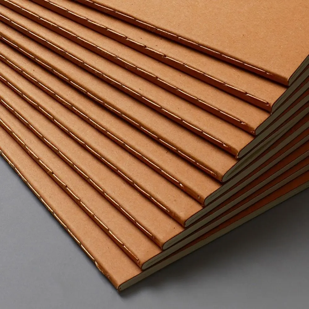 5 Pack Soft Cover Travel Notebook A5/B5/A4 Thick Paper Composition Notebooks Bulk Lined/Grid/Blank Pages Tight Stitches