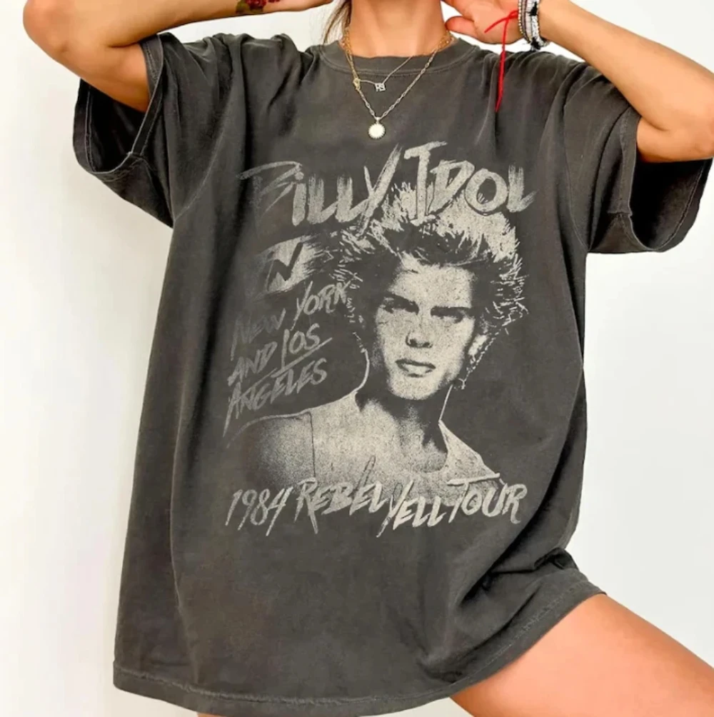 Billy Edor's Great Day on Tour T-Shirt, 100% Cotton, Loose Fit, Couple Style, All Seasons, Streetwear Shirt  women clothing