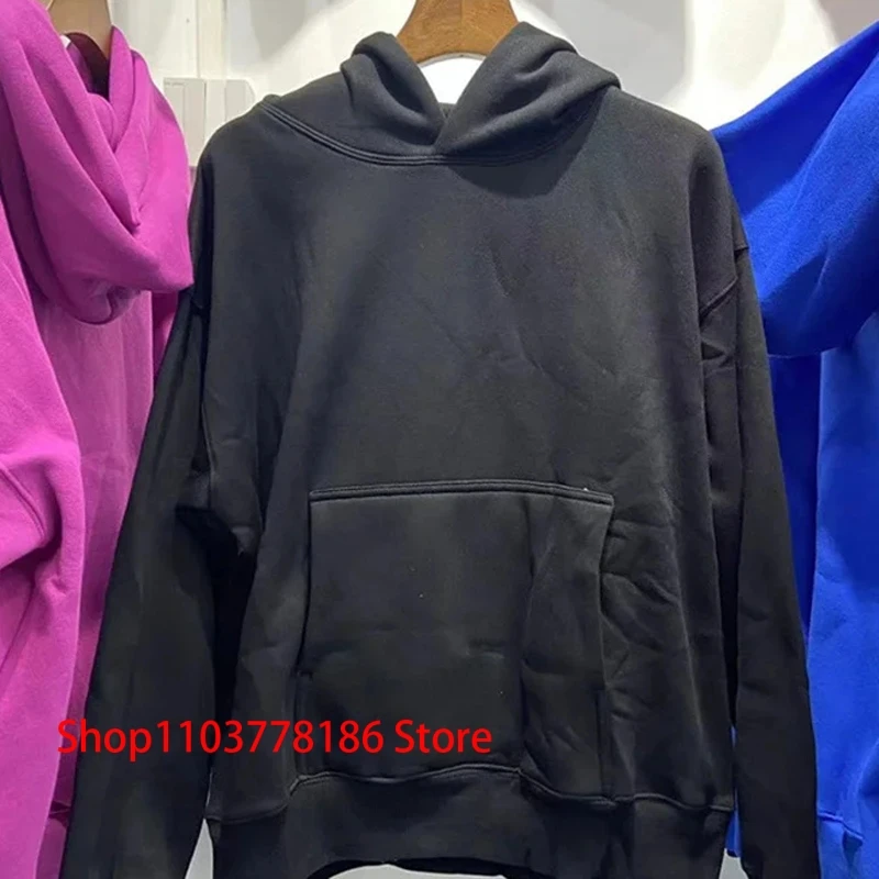 Kanye West Season 6 Hoodie Sweatshirt Men Women High Street Classic All-match Black Pullover Loose Oversize Hoody Real Photo