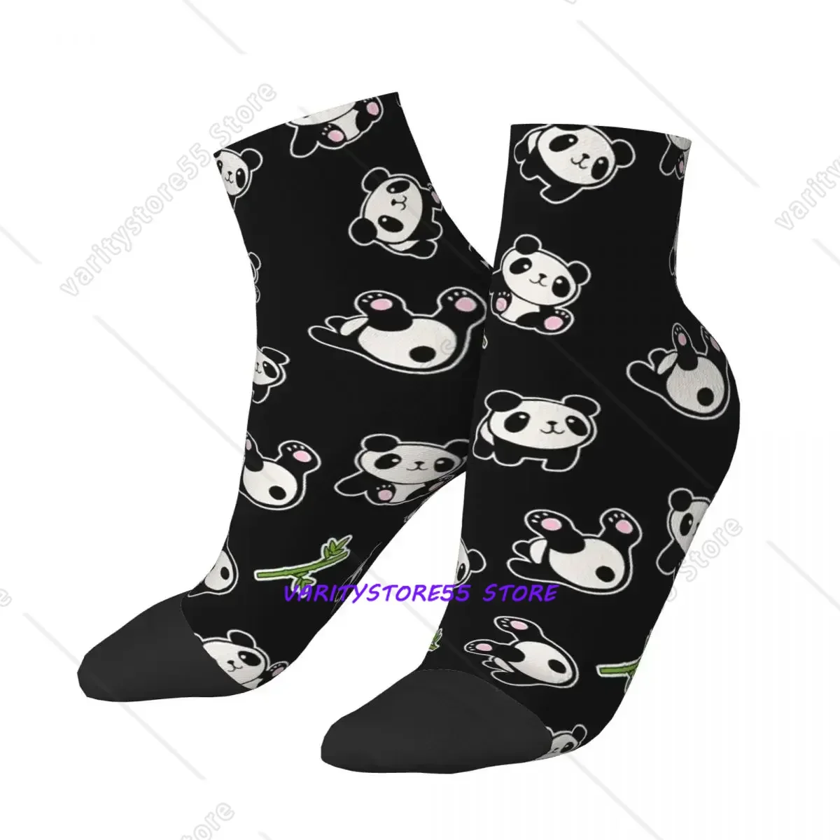 

Panda Cute Animal Socks Harajuku Sweat Absorbing Stockings All Season Socks Accessories for Man's Woman's Christmas Gifts