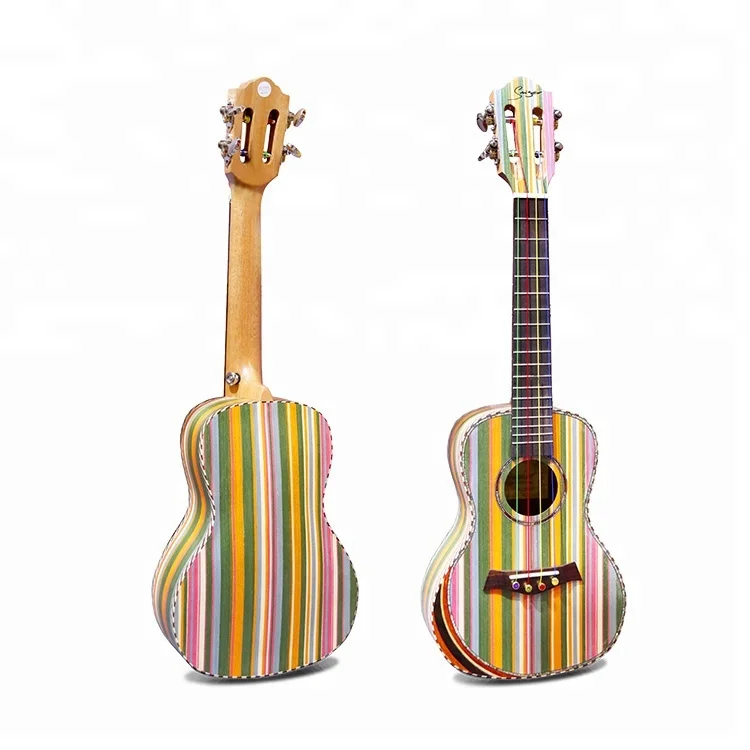 

Hooqu Music Store Holiday Gift Musical Instruments Wholesale Factory Price Concert Multi Color Special Design Ukulele