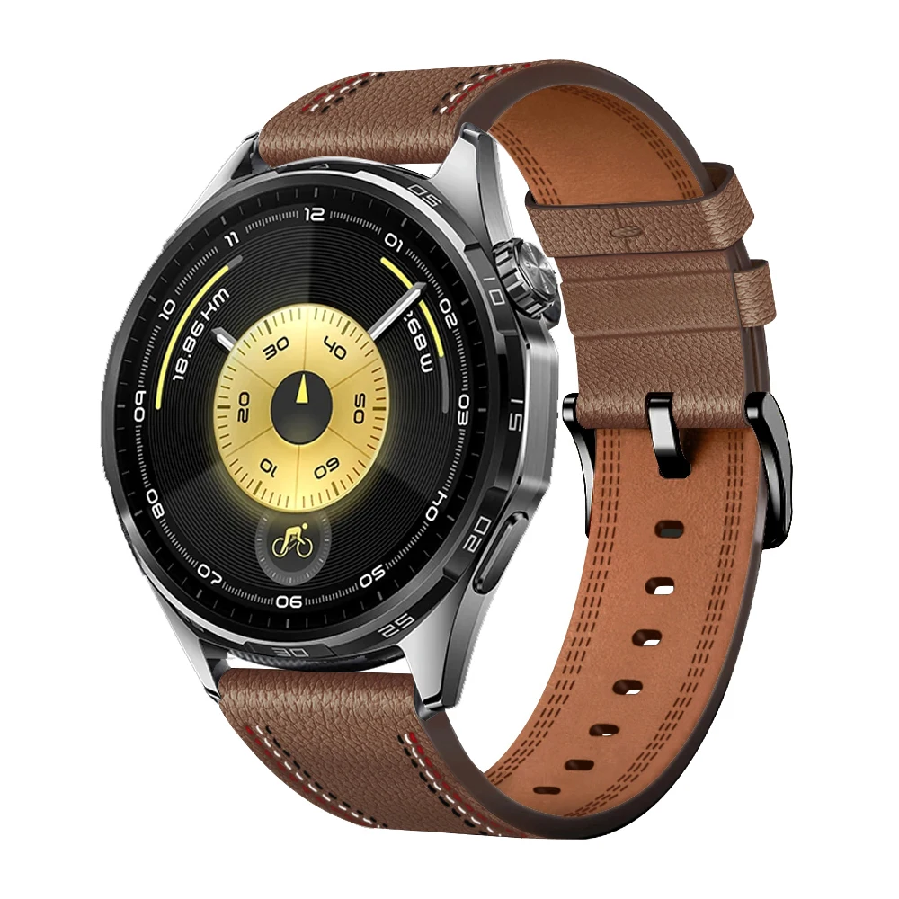 Pasek skórzany 22 mm do Huawei GT6 Pro 46 mm, sportowy pasek do zegarka, akcesoria do Huawei GT6 5 4 3 46 mm, bransoletka GT2e, wymienny pasek Correa