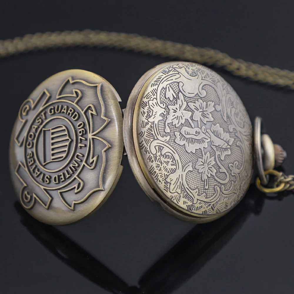 Ретро бронзовые кварцевые карманные часы со США 1790, женские часы с ожерельем и цепочкой, лучшие подарки для мужчин, лучший сувенир