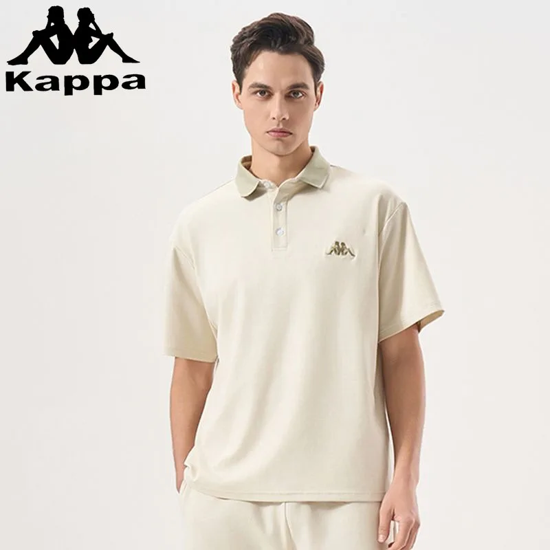 

Kappa New Men's And Women's Polo Shirts Classic Contrasting Color Breathable Embroidered T-shirts Luxury Brand Business T-shirt