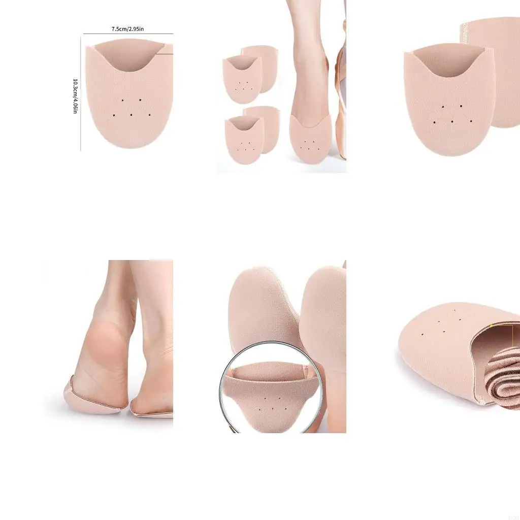 

Y3ne балетные шапки на ногах покрывают мягкие эластичные балетные балетные танце