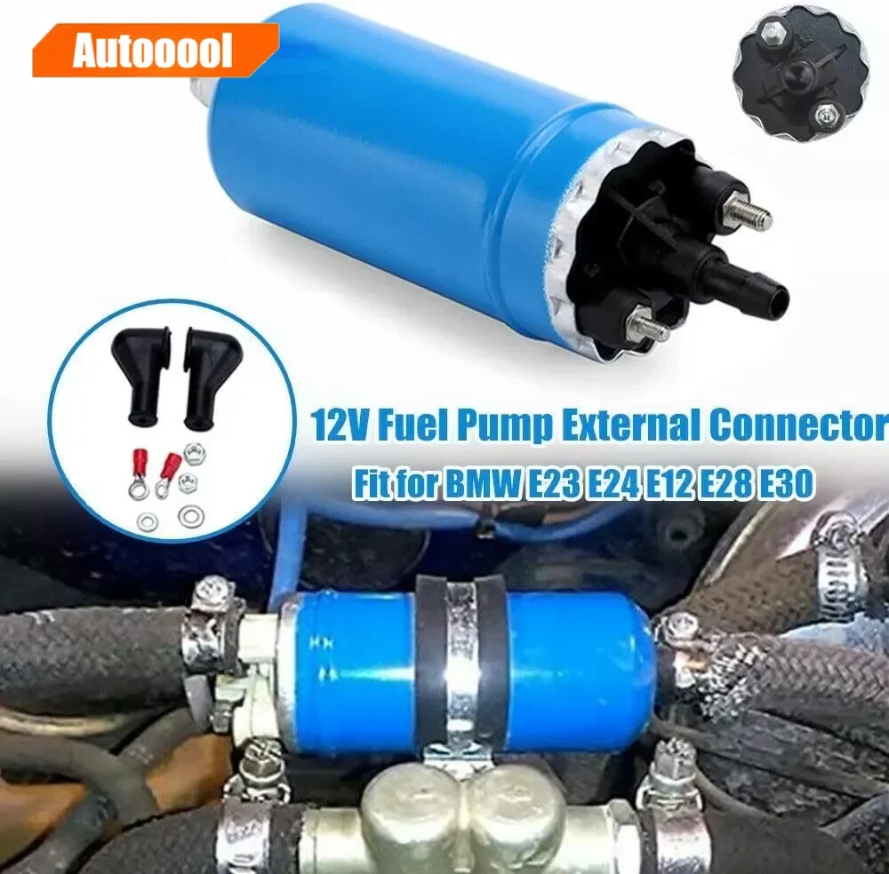

0580464038 Universal High Pressure Electric Fuel Pump External Connector for Benz Renault BMW Alfa Peugeot 405 Opel Citroen