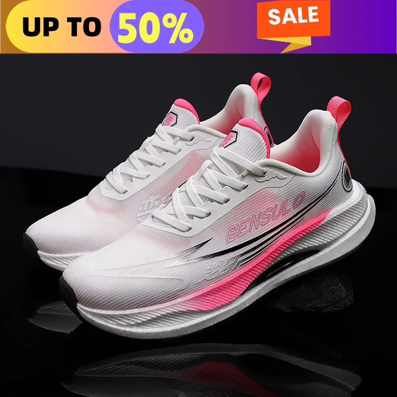 Men Sports Running Shoes Casual Marathon Carbon Plate Breathable Lightweight Comfortable Male Athletic Tenis Sneakers AirCushion