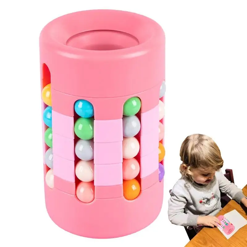 

Rotating Magical Bean Cube Fingertip Toy Pen Holder Desk Organizer Children Puzzle Creative Interactive Game Spinners Toys