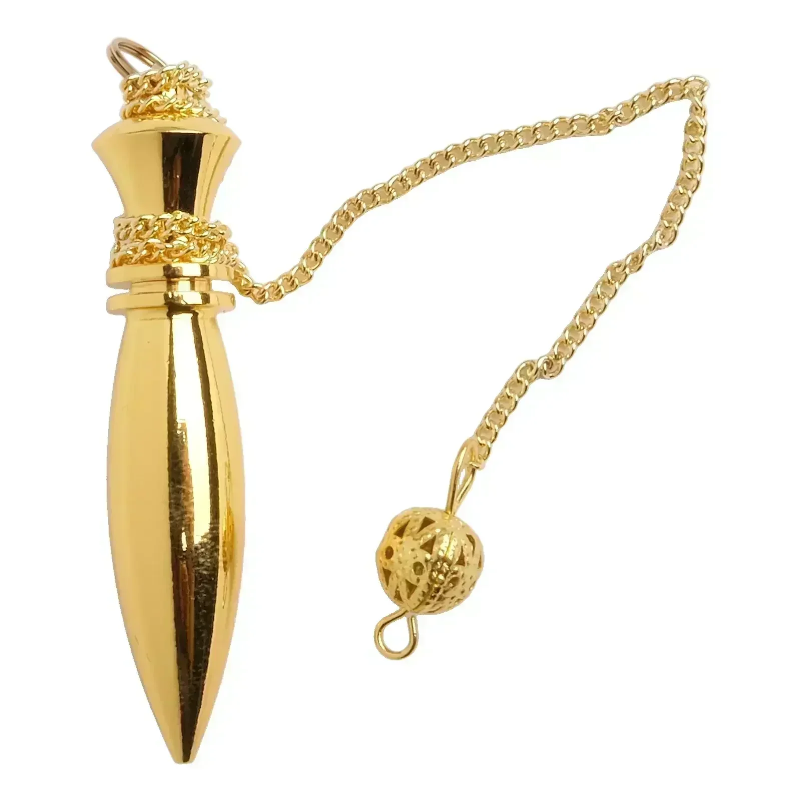 Copper Detection Rod Metal Detector Treasure Hunting Divination Tool +Pendulum For Test Measurement Tool Accessory