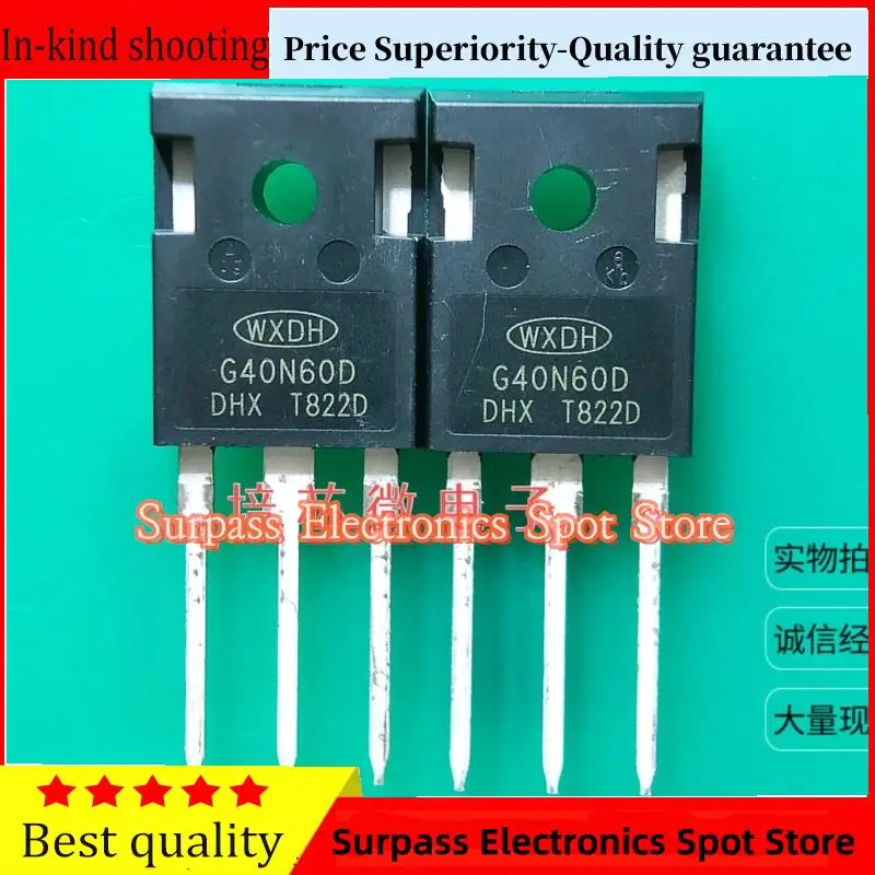 

10PCS-100PCS G40N60D DHG40N60D IGBT 40A/600V Price Superiority-Quality guarantee