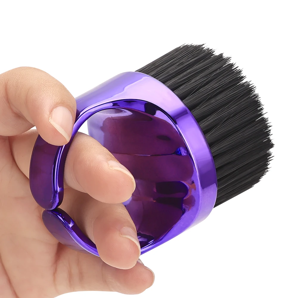 فرشاة حلقة الحلاق لصالونات التجميل، فرشاة تنظيف الوجه والرقبة، فرشاة شعر ناعمة، أدوات تنظيف صالونات الشعر