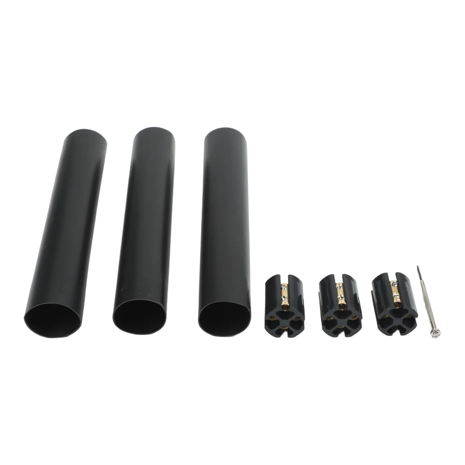 For Pool Pump Installations Black Wire Splice Kit Waterproof Connection Up To 600V Handling Four-position Connector