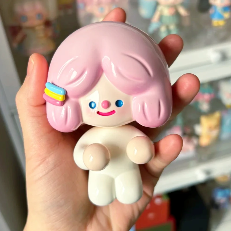 Original Happy Rico and Bombom Catch The Rainbow Action Figure Toy Kawaii Dog Designer Doll Art Toy Collection Home Decor