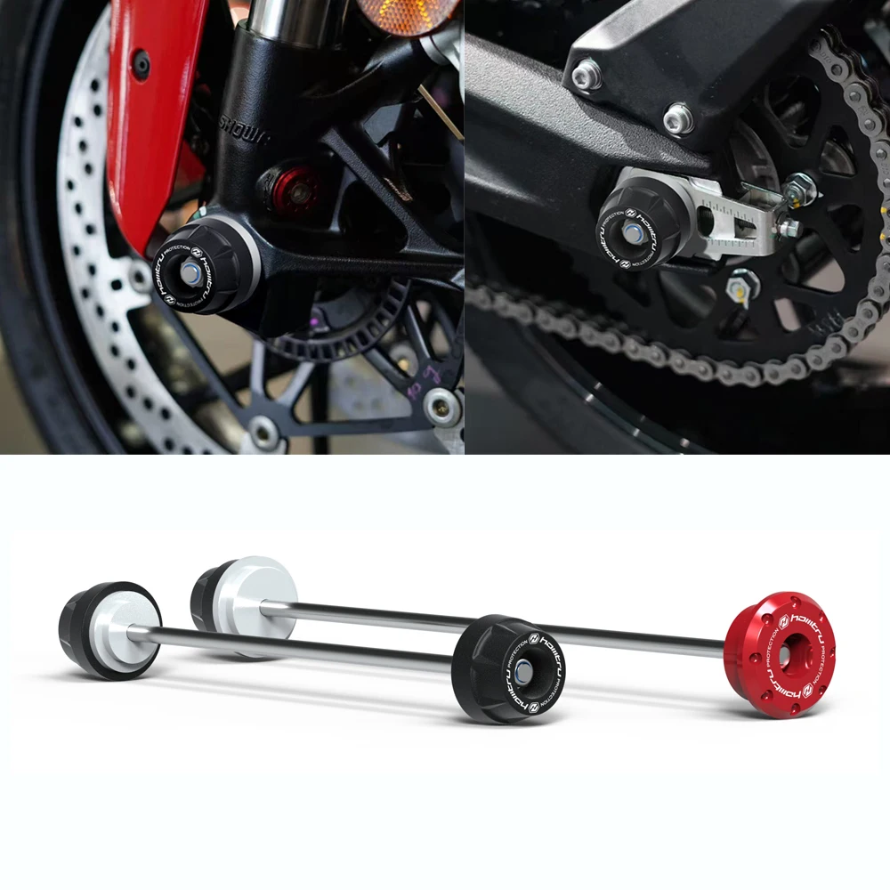 

Motorcycle Wheel Spindle Protection Axle Cover Set for Ducati Streetfighter / Panigale V2 V4 2020-2025