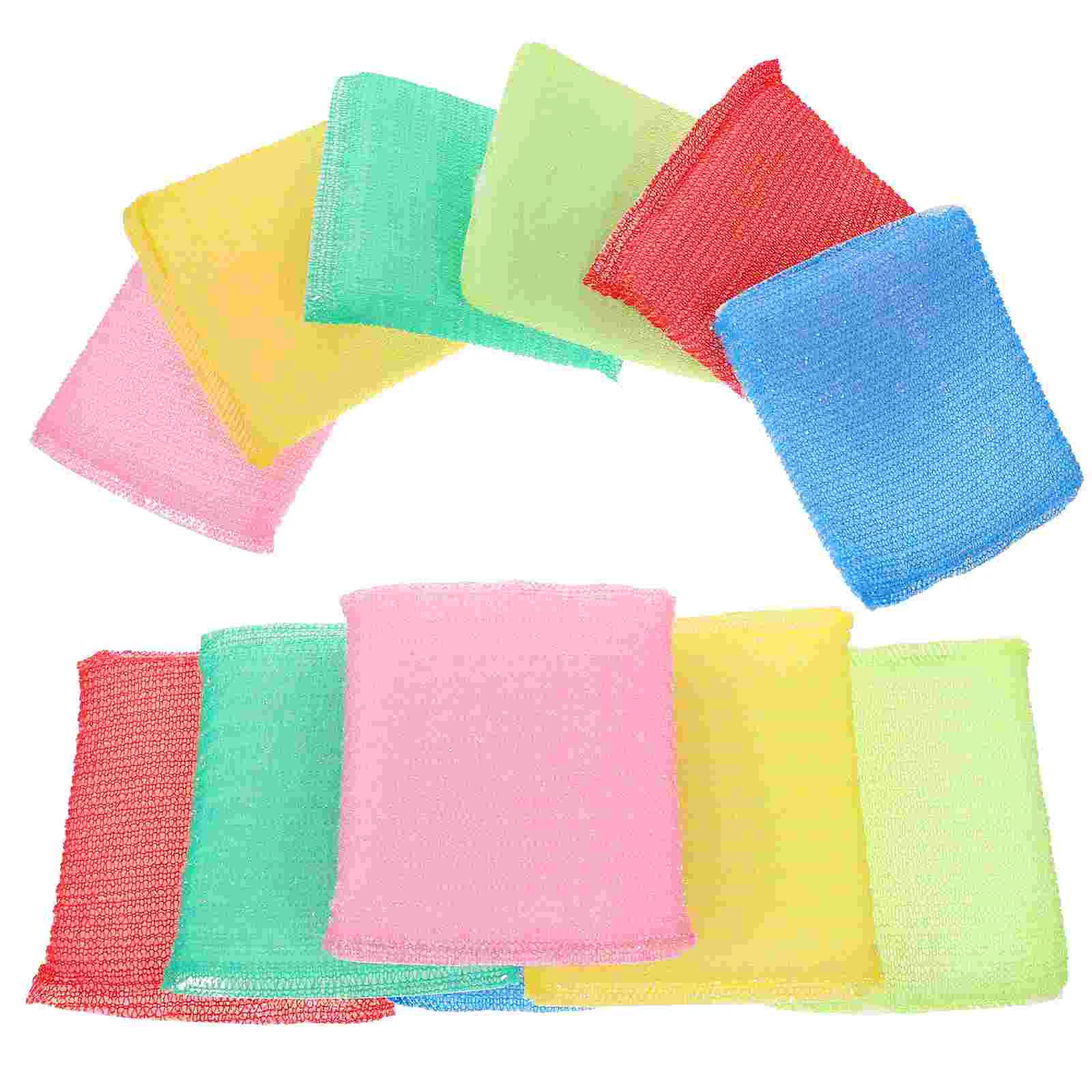 12 Pcs Kitchen Dish Sponge Sponges for Washing Dishes Scrubber Sink Flatware Odorless Tableware Nylon Cleaning Supplies