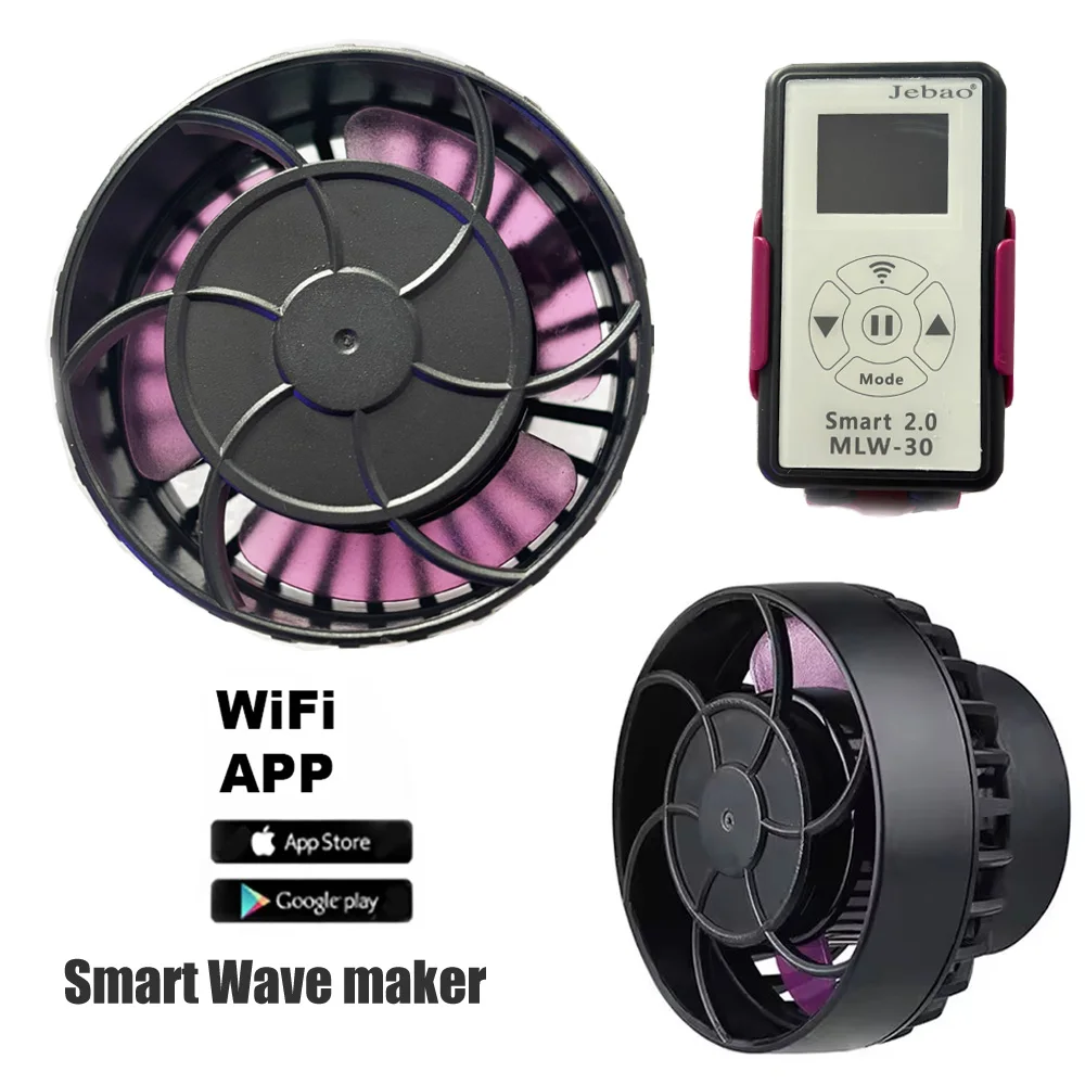 

Jebao MLW Series, новый умный водяной насос для аквариума, волновой генератор с Wi-Fi, ЖК-дисплей, контроллер для аквариума, аксессуары
