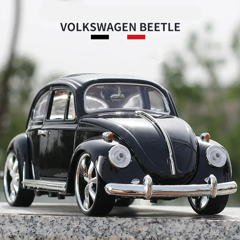 

1:24 Volkswagen Beetle Classic Car Diecast Alloy Metal Toy Vehicles Car Model High Simulation Collection Childrens Toy Gift