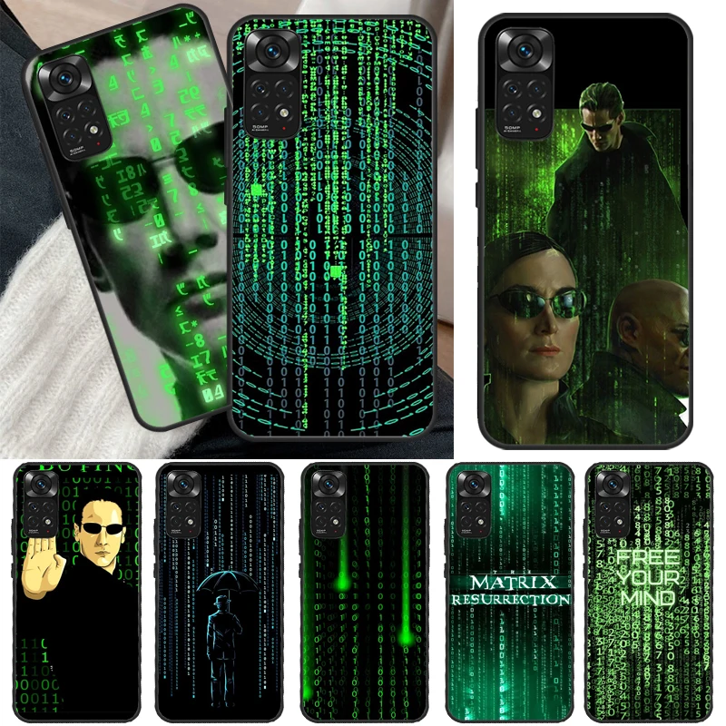 The Matrixs Matrix Dictionary Case For Xiaomi Redmi Note 10 8 9 11 Pro 8T 9S 10S 11S Redmi 10C 9C 9A 9T K50 K40 Gaming