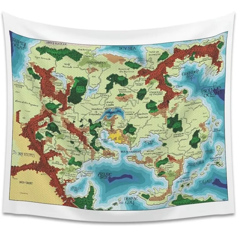 

ORPH PRINTS yhawk Indoor l FlanaeAdvanced Dunns and Indoor RP Home l Decor ADandD 60" x 50"