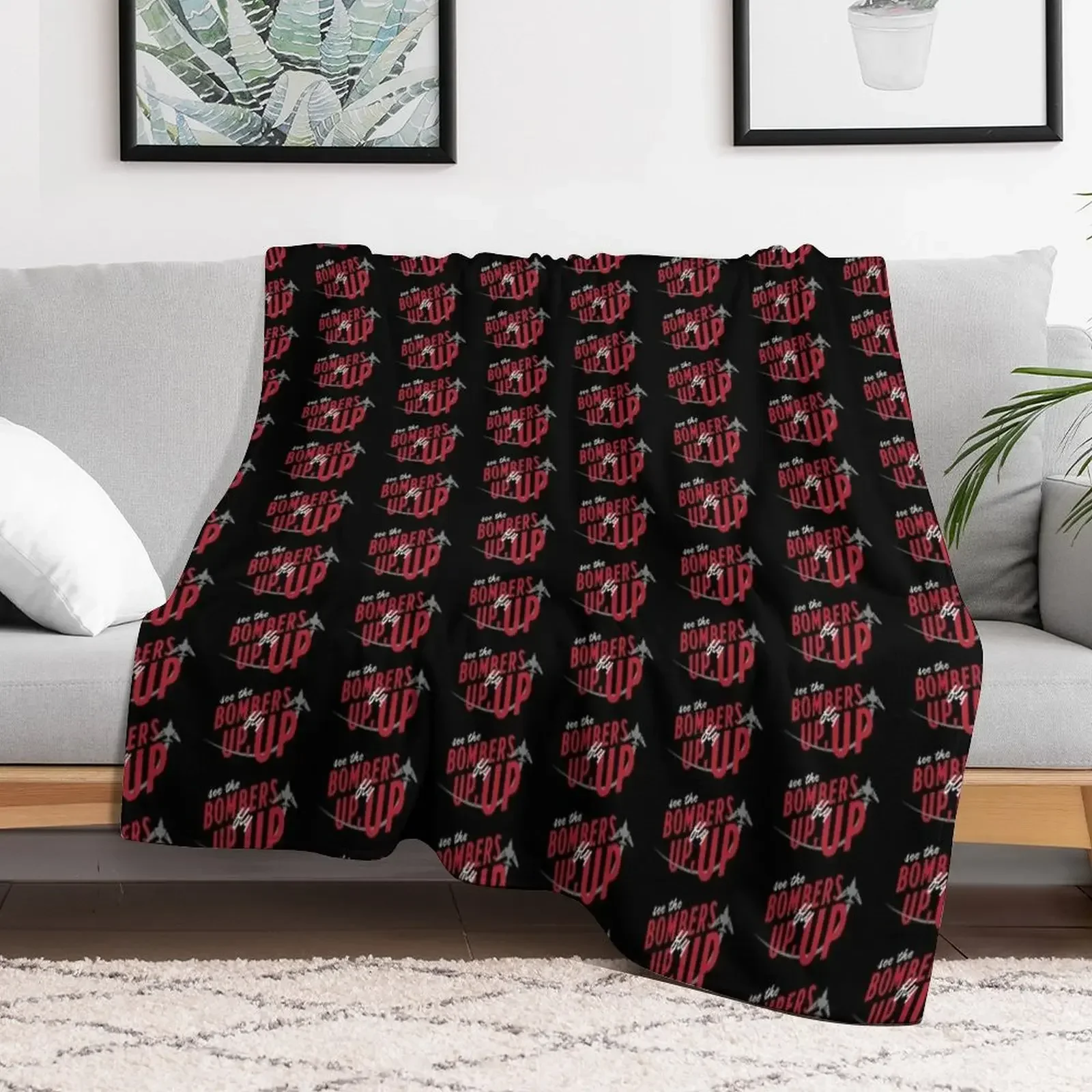 See the Bombers Fly Up Throw Blanket Decorative Throw Luxury funny gift Blankets