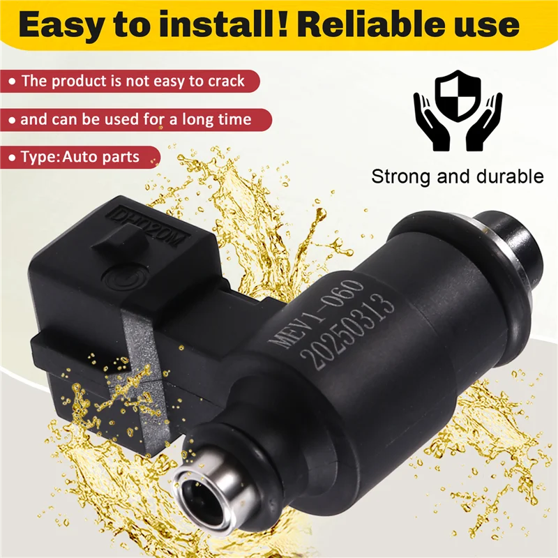 

ABXN-MEV1-060 2-Hole Fuel Injector For Motorcycle Fuel Nozzle 100/125Cc Engine Accessories