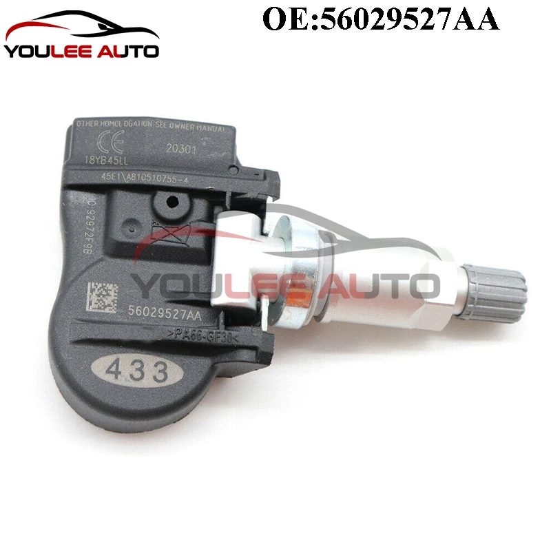 

Новинка, датчик давления в шинах 56029527AA TPMS для Chrysler 200 Sebring Dodge Journey Avenger Caliber, зарядное устройство Magnum, 4 шт., автозапчасти