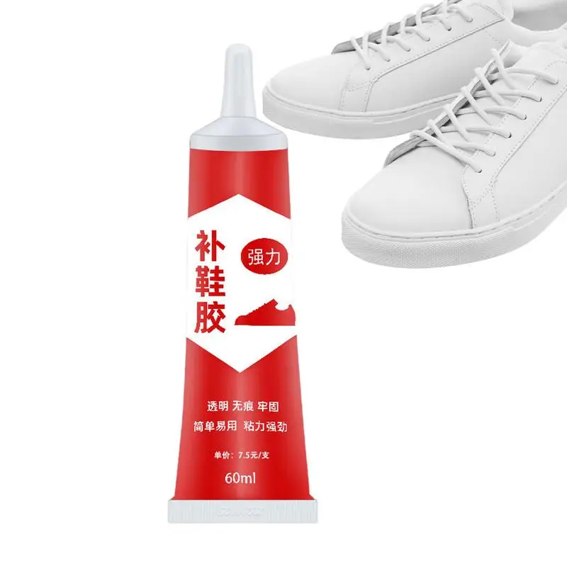 Shoe Glue 60ml Leather Boot Glue For Shoe Fix Transparent Soft Sneaker Glue Sole Repair Shoe Glue Repair Adhesive For Climbing