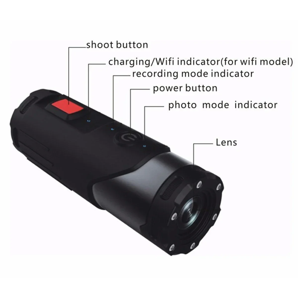 S20+ HD 4K Motorcycle Helmet DVR Sports Action Camera  with  WIFI