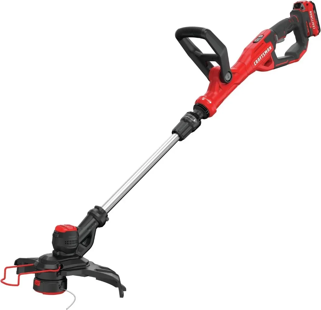 

V20 WEEDWACKER String Trimmer & Edger, Cordless，Battery Powered, Suitable for Lawn Yard Garden