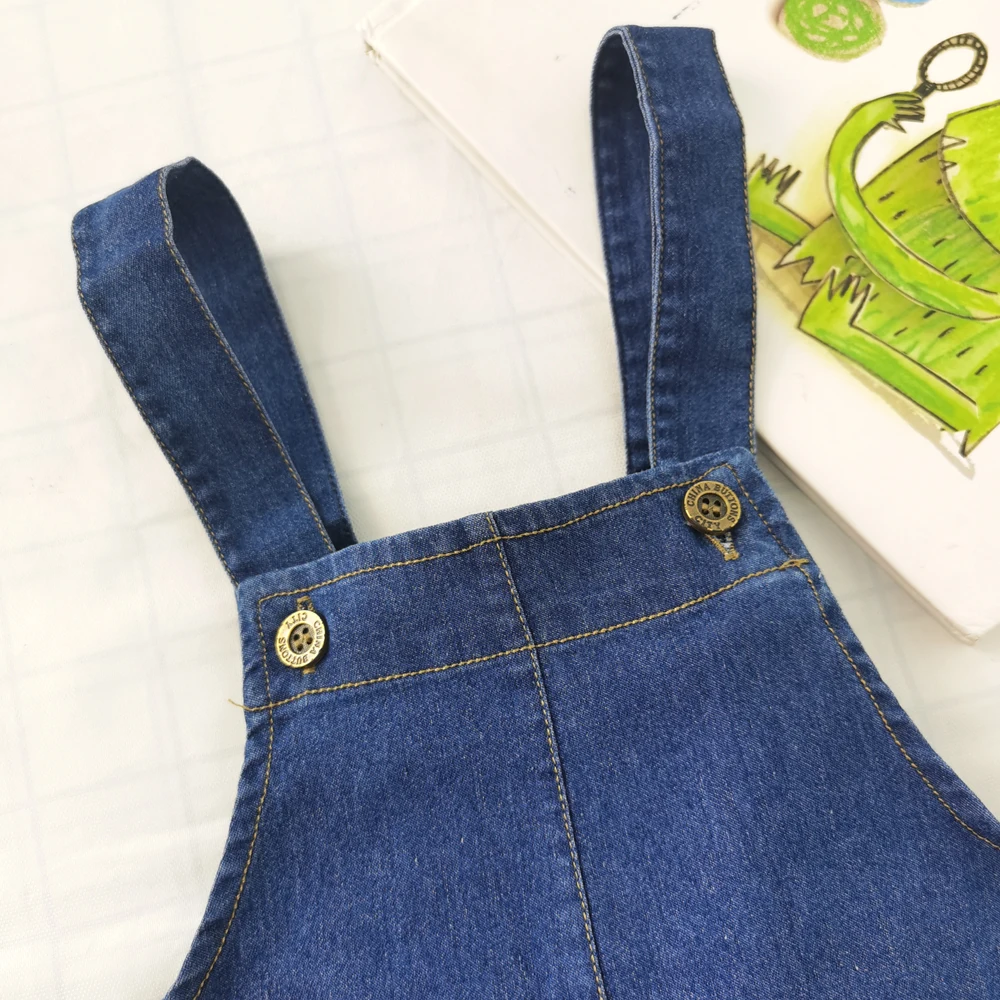 IENENS Summer Jeans Shorts Baby Rompers Newborn Playsuits Boys Girls Overalls Infant Thin Dungarees Toddler Clothes Jumpsuit