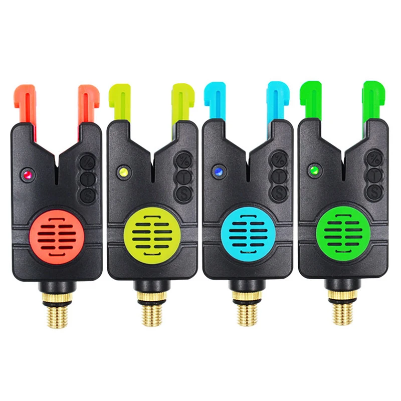 Fishing Alarms Fish Bite Alarm Loud Siren Adjustable Tone Volume Sensitivity Buzzer Alert Indicator With Stick