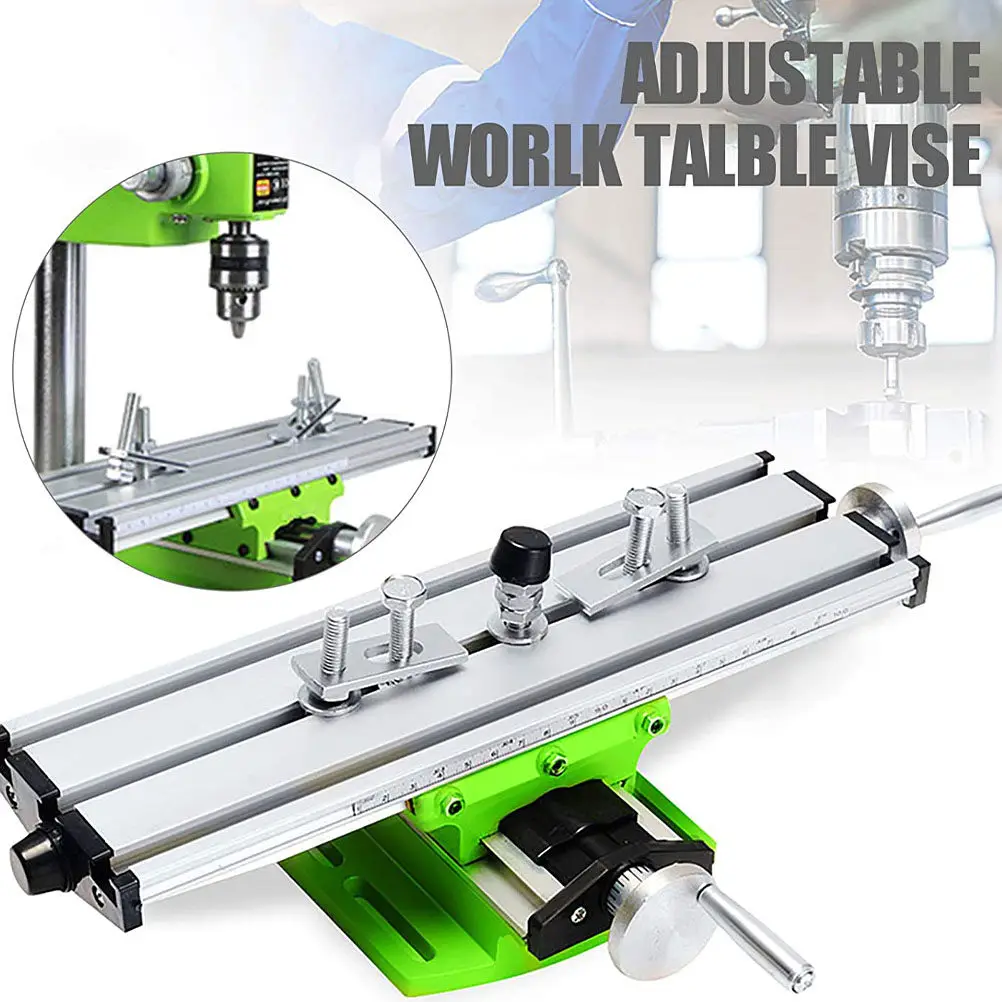 1Set Multifunction High Precision Slipway Mini Drill Stand Compact Milling Machine Support Table for Drill Stands