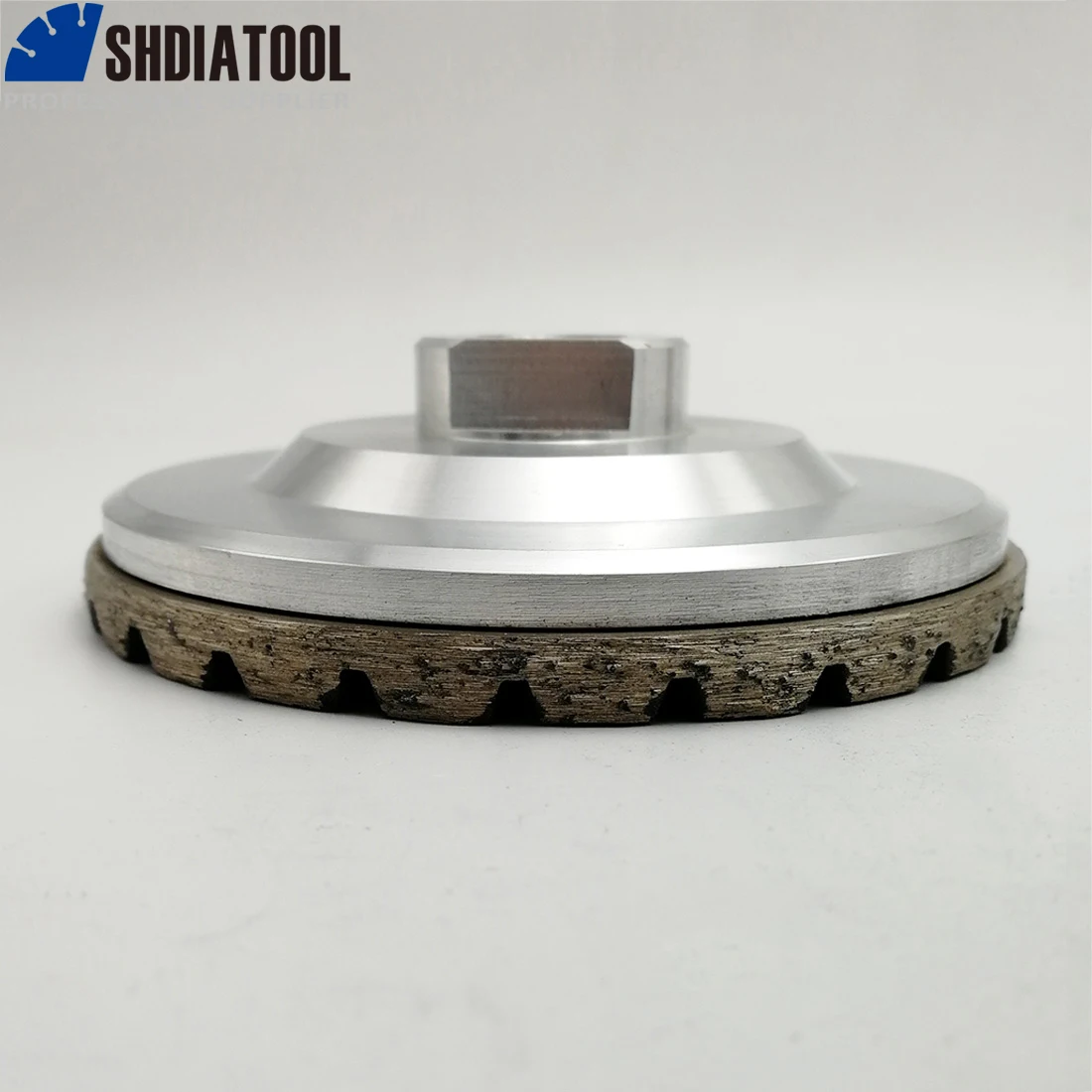 SHDIATOOL 1pc 100/125mm Diamond Grinding Cup Wheel Aluminum Based M14 or 5/8\