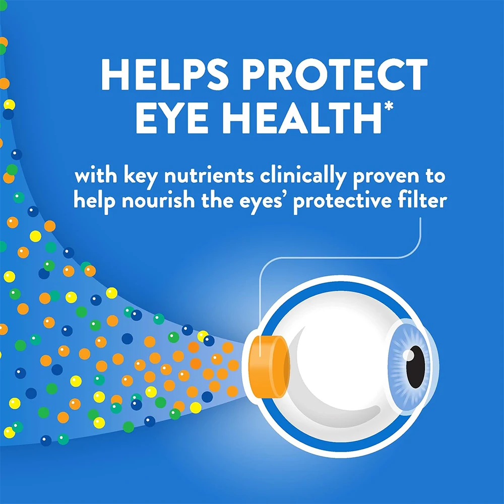 Lutein Capsules - Vitamins C, E & Omega‑3, Supports Vision Health, Eye Fatigue Relief, Macular & Ocular Wellness for Seniors 50+