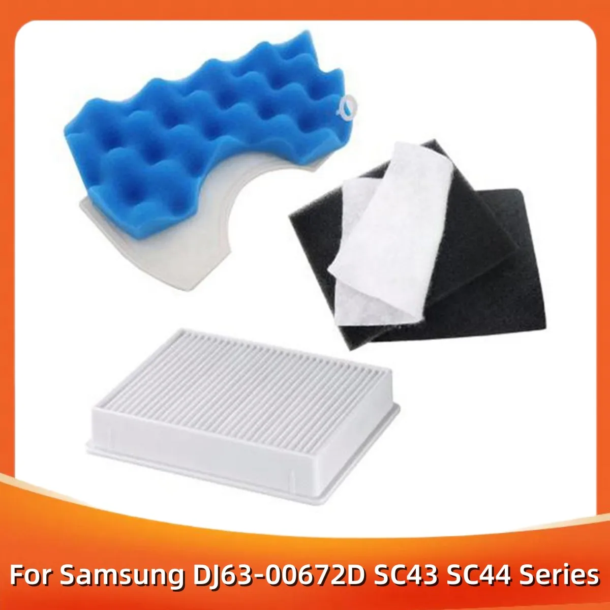 Vacuum Cleaner Parts Dust Motor Filters Hepa For Samsung DJ63-00669A DJ63-00672D SC43 SC44 SC45 SC46 SC47 Series