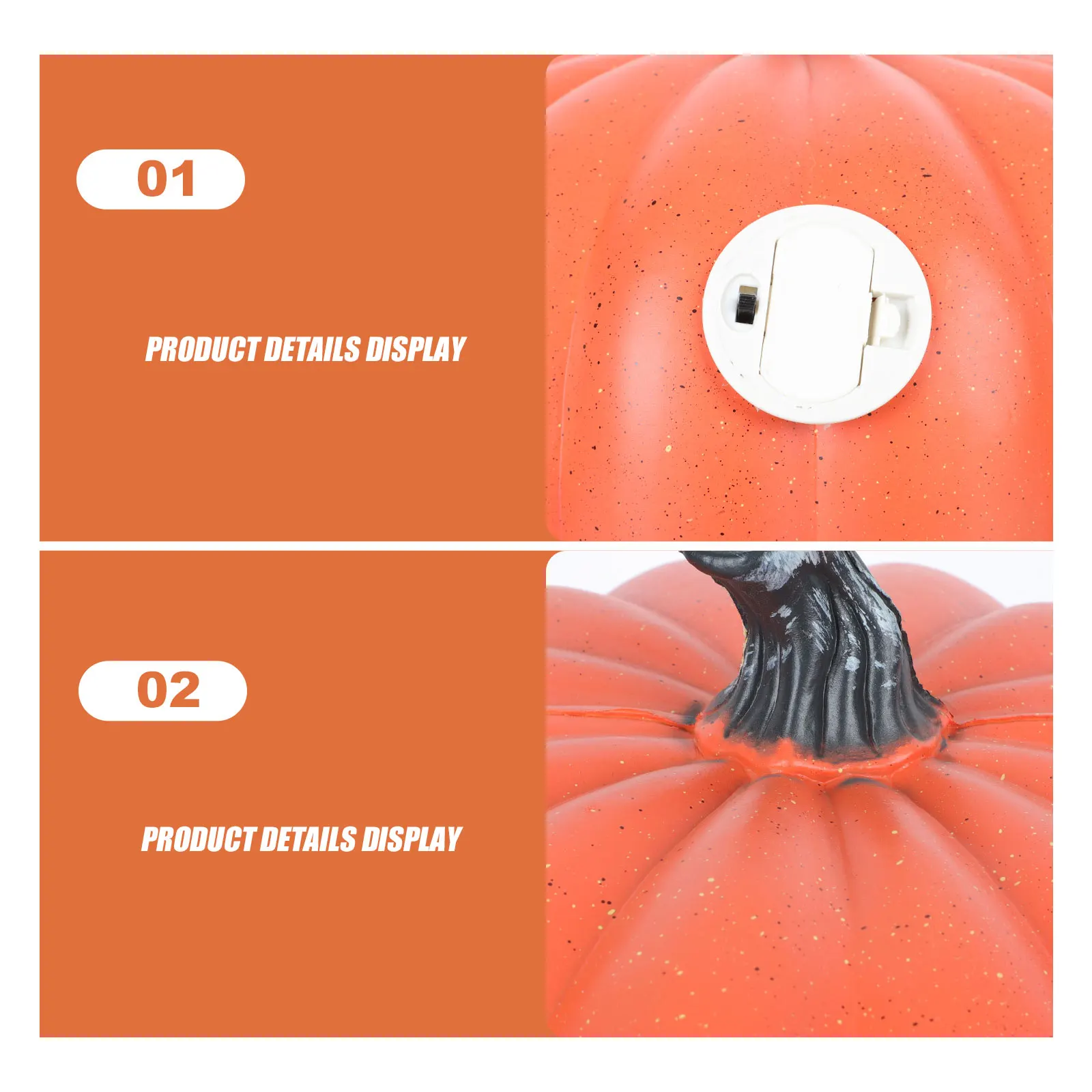 

Halloween Pumpkin Light Decorations LED Lantern Toys Safe Eco Friendly Supplies Warm Atmosphere Party Home Fall