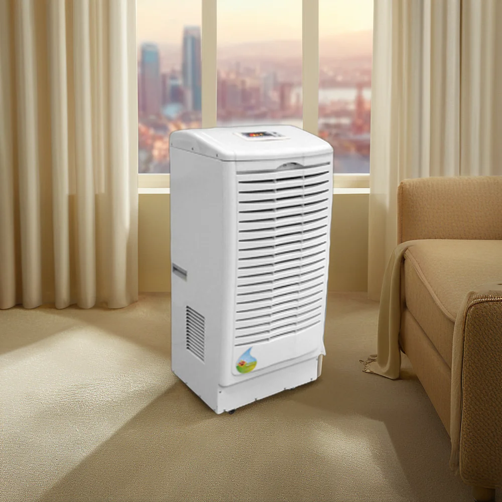 90L/D Portable Commercial Dehumidifier 220V Vertical for Hotel, Pool, Warehouse & ATV UTV Storage
